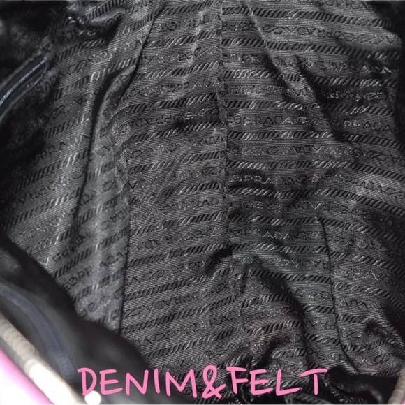 PRADA Vintage Pink/Black Begonia Quilted Nylon Travel Bag/Tote | PRELOVED!!🩷💗 - Picture 11 of 16